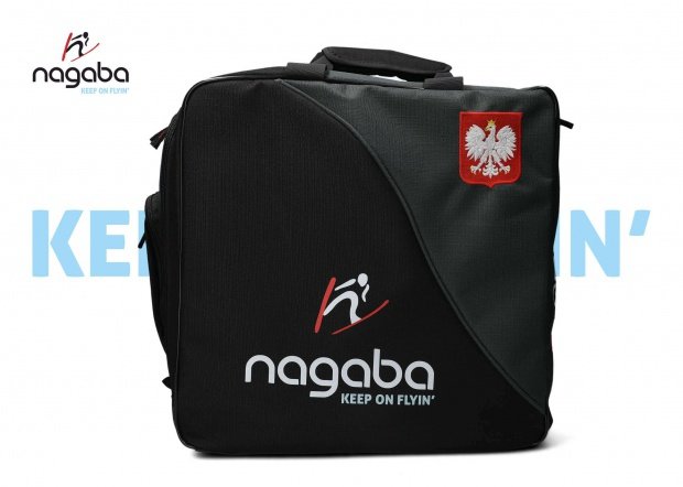 TORBA - PLECAK NA BUTY NARCIARSKIE I KASK - KEEP ON FLYIN' - SYGNATURA POLSKA