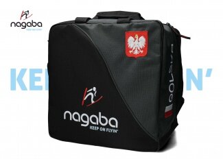 TORBA - PLECAK NA BUTY NARCIARSKIE I KASK - KEEP ON FLYIN' - SYGNATURA POLSKA