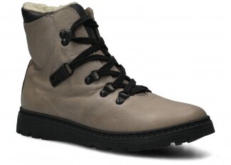 PÓŁBUT MŁODZIEŻOWY MODEL 095 POPIEL T RUSTIC + BARANEK - ROZMIAR 37