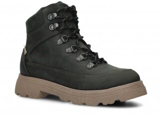 Trzewik trekkingowy NAGABA 287 khaki crazy skórzany