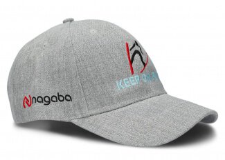 Czapeczka z daszkiem SKI JUMPING - szara