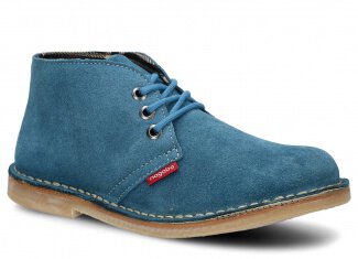 Trzewik NAGABA 082 jeans welur skórzany