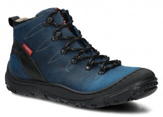 Trzewik trekkingowy NAGABA 240 kobalt crazy skórzany