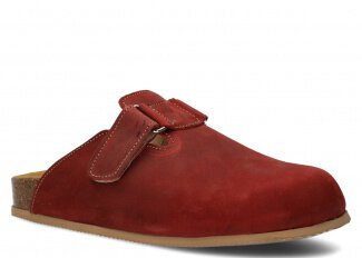 KLAPEK DAMSKI MODEL 018 CZERWONY CRAZY - ROZMIAR 39