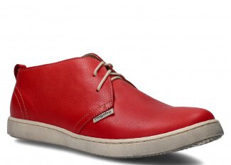 PÓŁBUT DAMSKI MODEL 268 CZERWONY RUSTIC - ROZMIAR 39