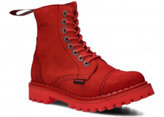 GLANY SHARK NAGABA 8H CZERWONY WELUR - ROZMIAR 38