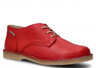 PÓŁBUT DAMSKI MODEL 096 CZERWONY RUSTIC - ROZMIAR 40