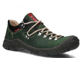 TREKKING MĘSKI MODEL 055 ZIELONY CRAZY - ROZMIAR 43