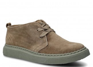TRZEWIK DAMSKI MODEL 0741 BEŻ WELUR WAX - ROZMIAR 37