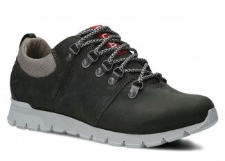Półbut trekkingowy NAGABA 070<br /> khaki crazy skórzany