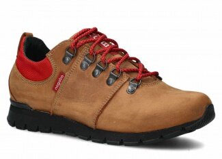 Półbut trekkingowy NAGABA 070<br /> brąz crazy skórzany