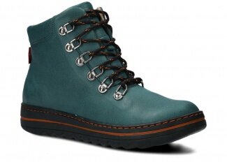 Trzewik trekkingowy NAGABA 281<br /> zielony rustic skórzany