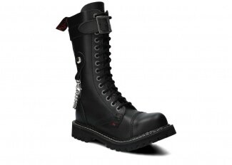 Glany NAGABA 504<br /> czarny bosman skórzany