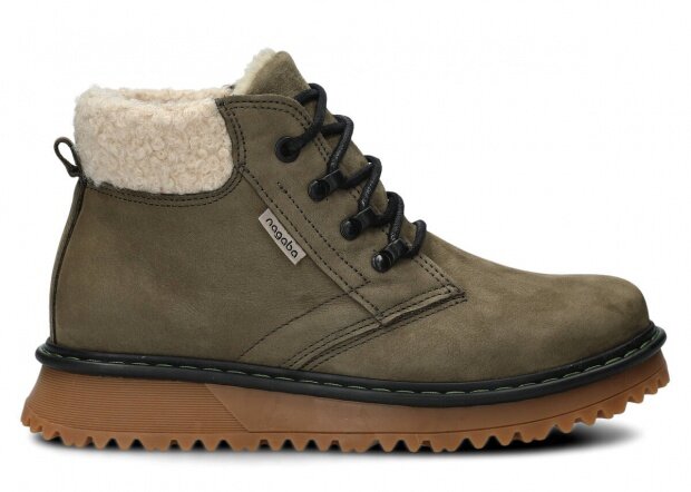 Trzewik NAGABA 602 khaki samuel skórzany