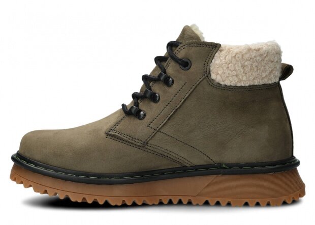 Trzewik NAGABA 602 khaki samuel skórzany