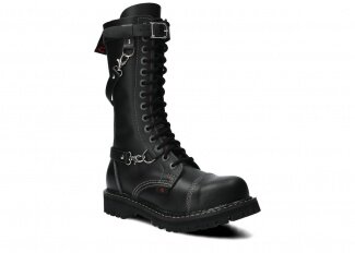 Glany NAGABA 501<br /> czarny bosman skórzany