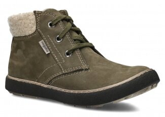 TRZEWIK MŁODZIEŻOWY MODEL 298 KHAKI SAMUEL + BARANEK - ROZMIAR 37
