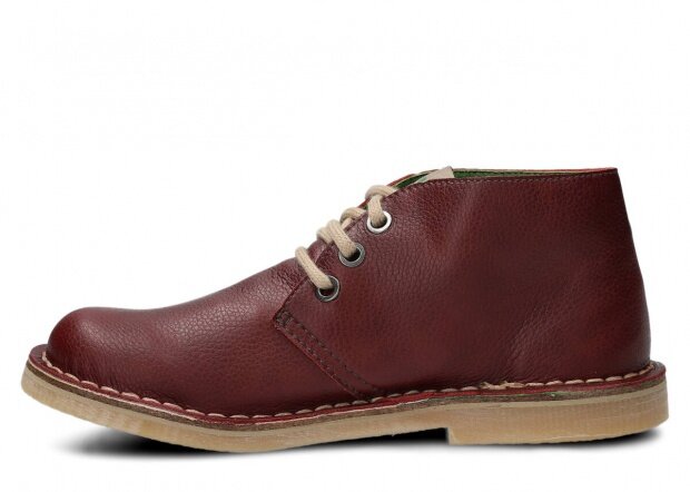 Trzewik NAGABA 082 bordo grain vegan