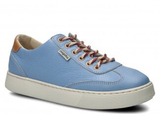 Półbut NAGABA 612 jasniebieski rustic skórzany