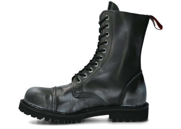 Glany NAGABA 10H jeans-czarny kabir skórzany