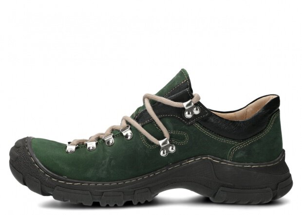 TREKKING MĘSKI MODEL 055 ZIELONY CRAZY - ROZMIAR 43