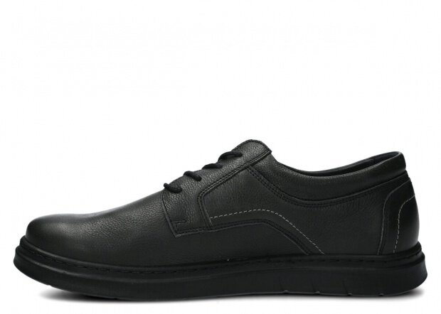 PÓŁBUT MĘSKI MODEL 440 CZARNY RUSTIC - ROZMIAR 45