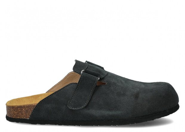 KLAPEK MODEL 018 GRAFIT WELUR - ROZMIAR 43