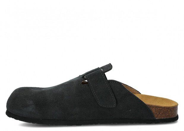 KLAPEK MODEL 018 GRAFIT WELUR - ROZMIAR 43