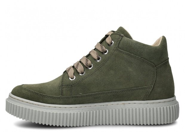 TRZEWIK MĘSKI NAGABA 6101 KHAKI WELUR - ROZMIAR 38