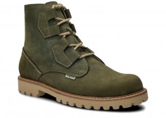 Trapery męskie NAGABA 488/1 zgniła zieleń crazy skórzany