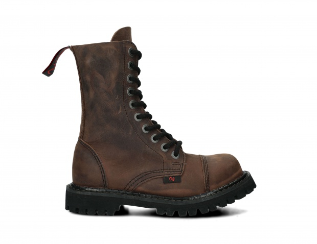 Glany NAGABA 10H oliwka crazy skórzany