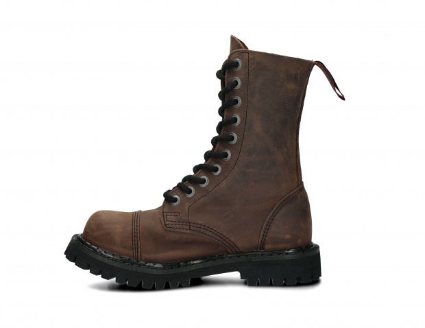 Glany NAGABA 10H oliwka crazy skórzany