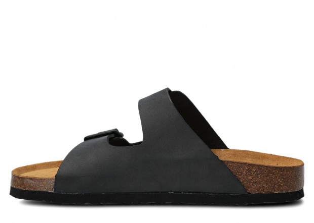 Klapki profilowane -NAGABA 017 grafit nubuk 