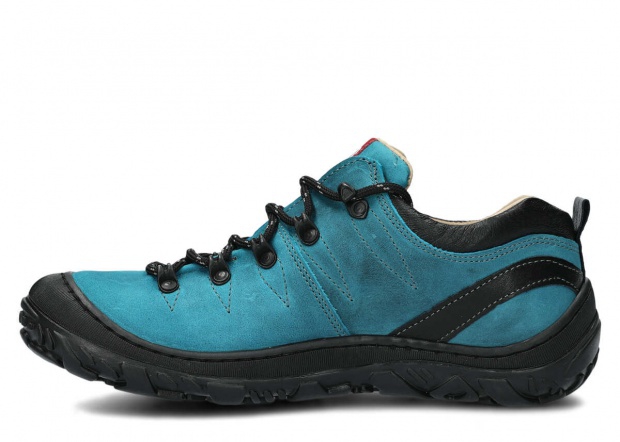 Półbut trekkingowy NAGABA 241 turkus crazy skórzany