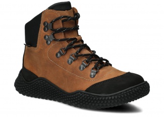 Trzewik damski NAGABA 624 brąz crazy skórzany