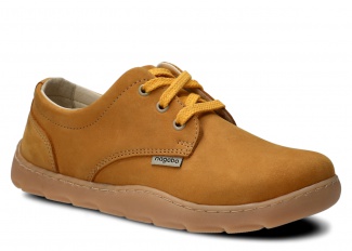 Szeroki półbut damski NAGABA 630 żółty samuel skórzany